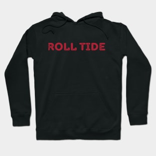 Red Vintage Roll Tide Hoodie